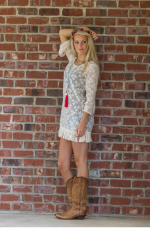 Coral Be Bold Druzy Mala