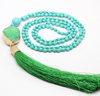 Green Be Bold Druzy Mala