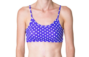 Blue Polka Dot Lexi Bralette