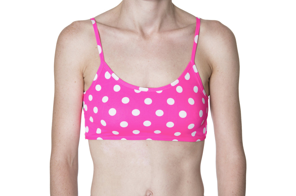 Pink Polka Dot Lexi Bralette