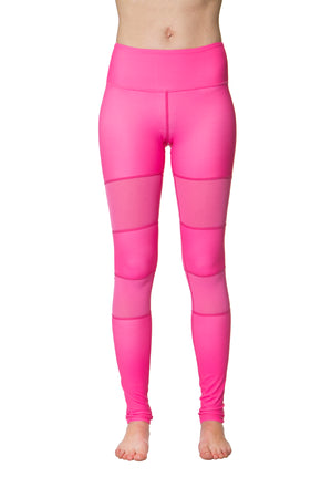 Pink Peek-a-boo Flexi Yoga Leggings