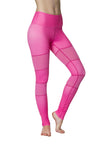 Pink Peek-a-boo Flexi Yoga Leggings