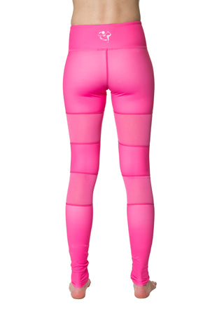 Pink Peek-a-boo Flexi Yoga Leggings