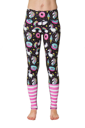 Rainbow and Unicorn Flexi Yoga Leggings