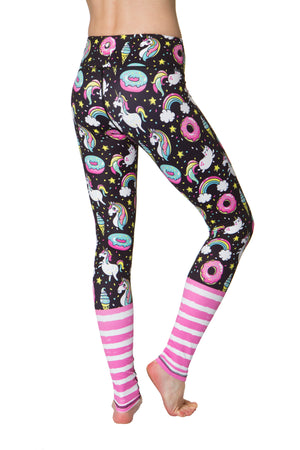 Rainbow and Unicorn Flexi Yoga Leggings