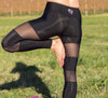 Black Peek-a-boo Flexi Yoga Leggings
