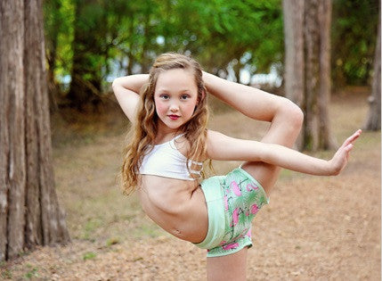 Flexi Jogging Shorts for Kids - Flamingo (for kids and pre-teens)