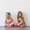 Coral Pink Flexi Dancer Leggings - Kids