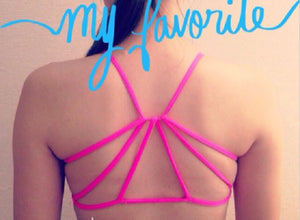 Neon Pink Luna Bralette