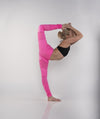 Pink Peek-a-boo Flexi Yoga Leggings