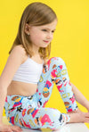 Mini Super Hero Flexi Yoga Leggings - Kids