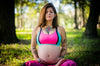 Two Tone Flexi Nursing Sports Bra - Mint and Pink
