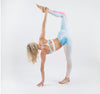 Watercolour Peek-A-Boo Flexi Yoga Leggings