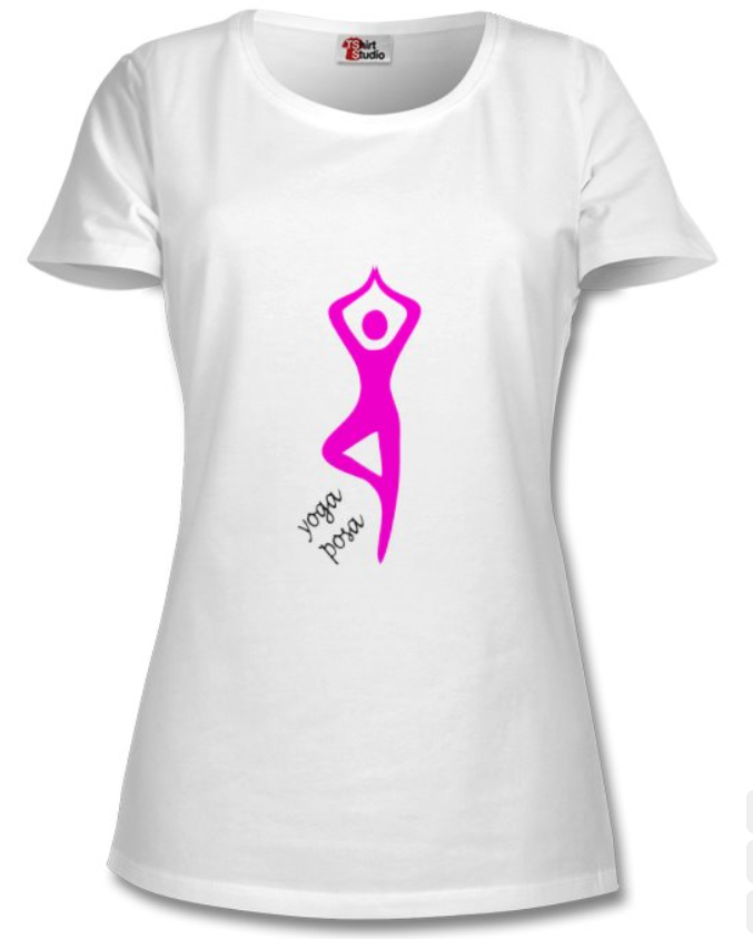 Mimi Fitwear Women's 'Yoga Posa T-Shirt